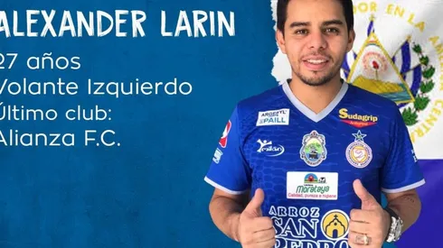 Así fue la presentación vía redes sociales de Alex Larín.