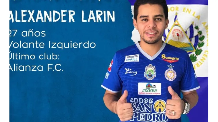 Así fue la presentación vía redes sociales de Alex Larín.