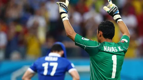 Keylor Navas tuvo una increíble actuación ante Grecia