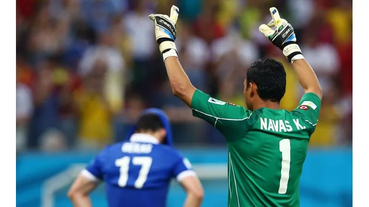 Keylor Navas tuvo una increíble actuación ante Grecia