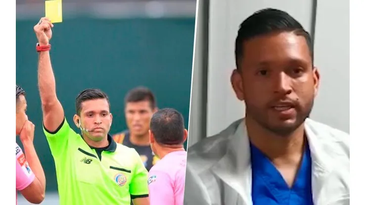 David Gómez, árbitro y enfermero