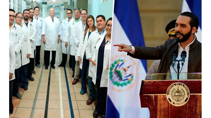 Nayib Bukele anunció medidas en favor de los médicos