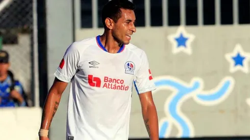 Cristian Maidana con la camiseta del Olimpia