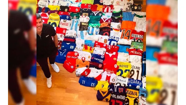 La colección de camisetas de Fernando Palomo