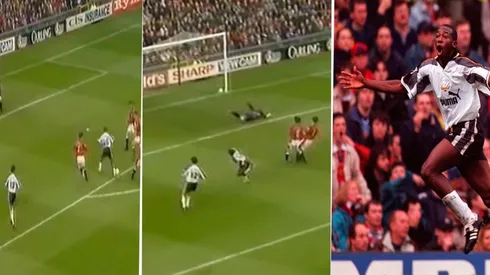 La secuencia final del gol de Paulo Wanchope al Manchester United
