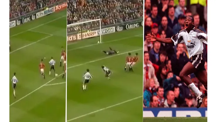 La secuencia final del gol de Paulo Wanchope al Manchester United