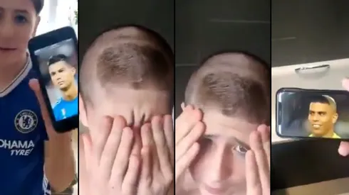 Su hijo le pidió el corte de CR7, pero le hizo el de Ronaldo Nazario
