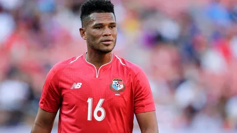 Rolando Blackburn con la Selección de Panamá