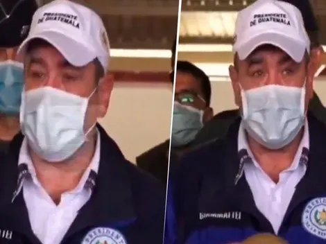 La emotiva situación que hizo llorar a Giammattei