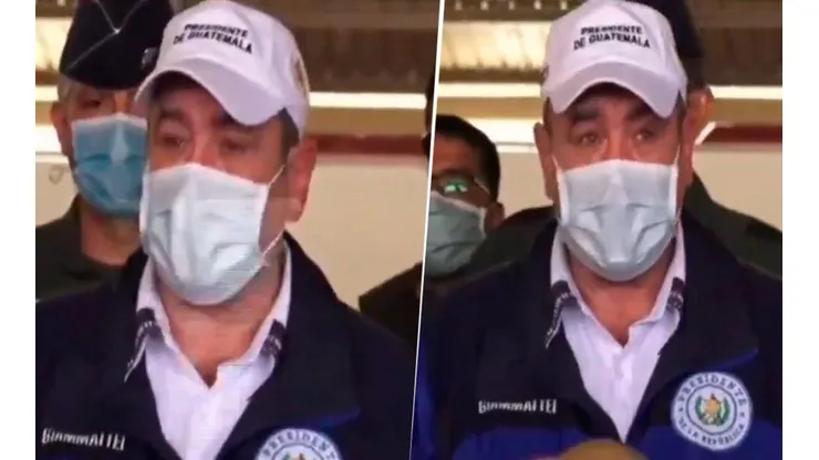 Alejandro Giammattei se emocionó con el tierno regalo de un niño de cuatro años