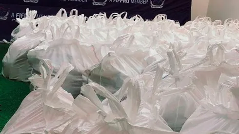 Bolsas de comida que entregará Afutpa
