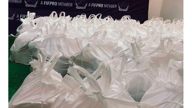 Bolsas de comida que entregará Afutpa