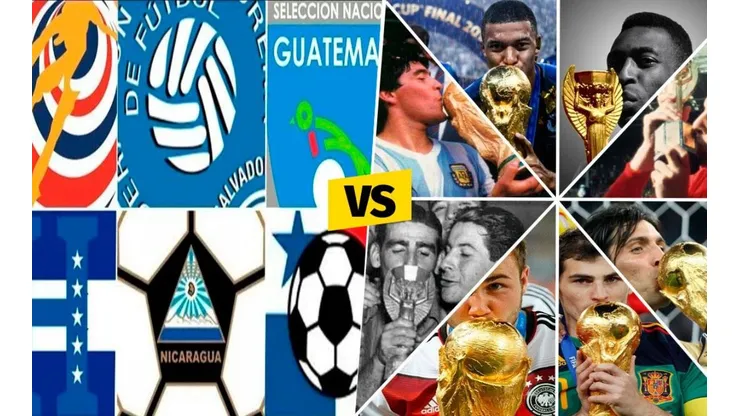 El historial de Centroamérica contra los campeones del mundo