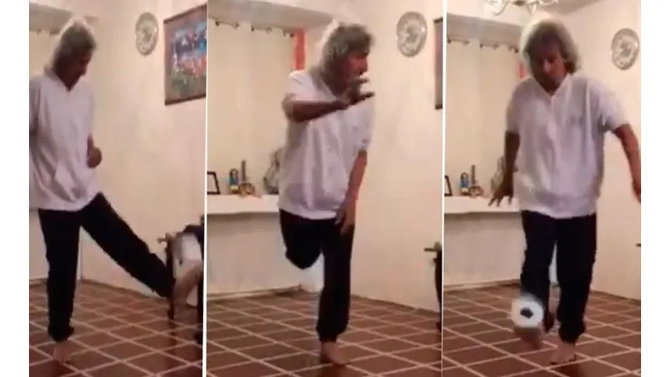 El "Mágico" González llevó el 10ToquesChallenge a un nuevo nivel
