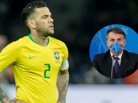 Fuego cruzado: Dani Alves lanza dardo a Jair Bolsonaro