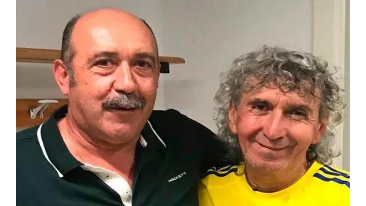 Carmelo (izq) y el Mágico (der), excompañeros en Cádiz