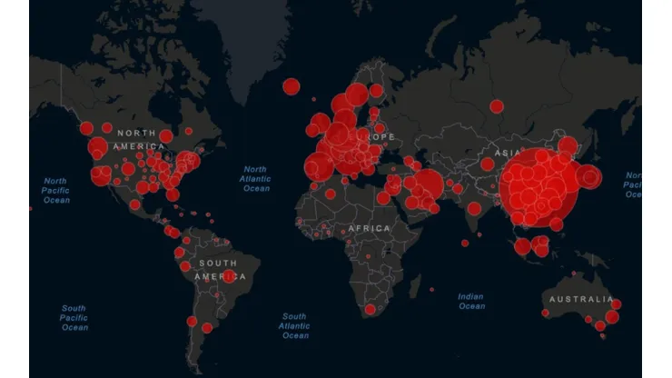 En vivo: mapa de infectados por coronavirus en Centroamérica