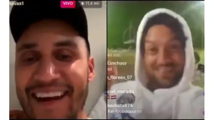 Keylor Navas hizo un live en Instagram y contó chistes con Christian Bolaños