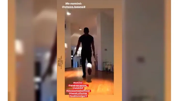 Diego Suazo se sumó al "#10toqueschallenge"