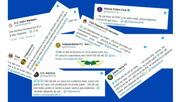 La hilarante canción que armaron los clubes de El Salvador contra el coronavirus