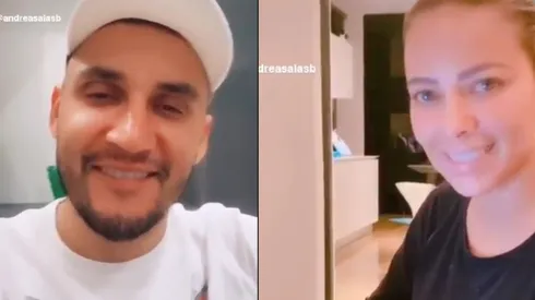 Keylor Navas y Andrea Salas se siguen divirtiendo con TikTok