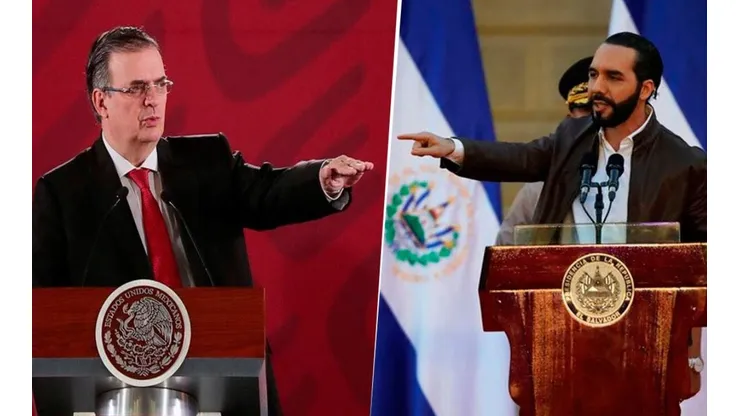 Tenso cruce entre Marcelo Ebrard y Nayib Bukele