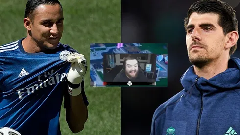 Trolean a Courtois mientras jugaba Fornite: "Con Keylor estábamos mejor"