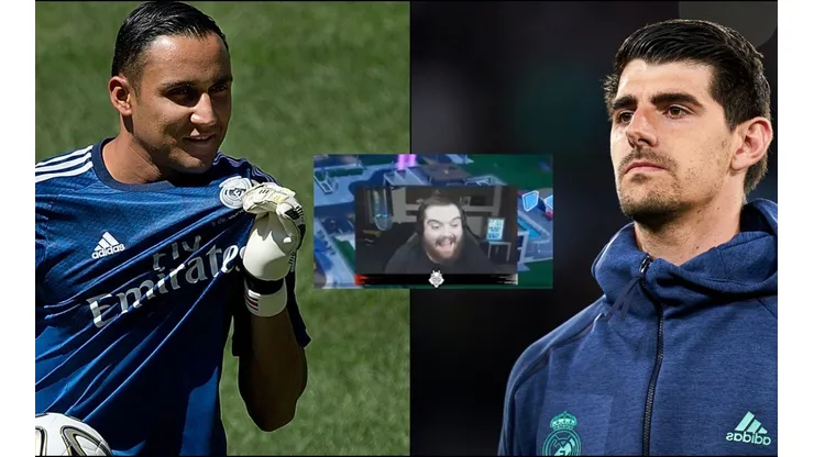 Trolean a Courtois mientras jugaba Fornite: "Con Keylor estábamos mejor"