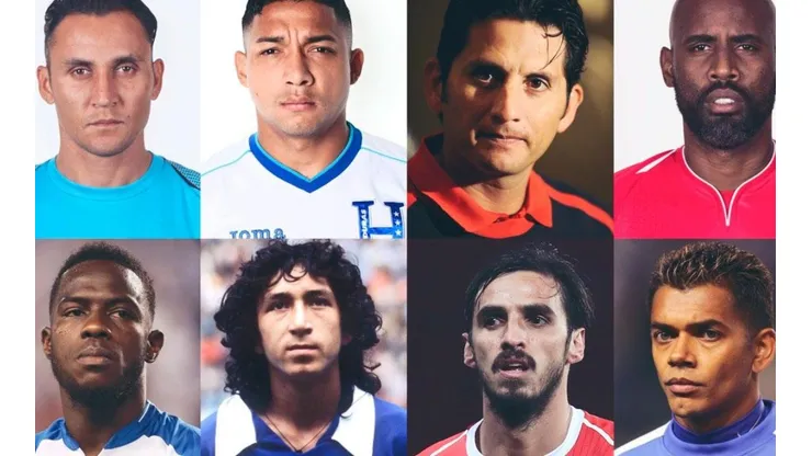Algunos de los futbolistas que componen el mejor once