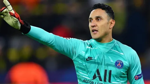 Keylor Navas defendiendo los colores del PSG