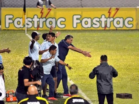 Real España identificó al hincha que lanzó la caja de cervezas contra Motagua