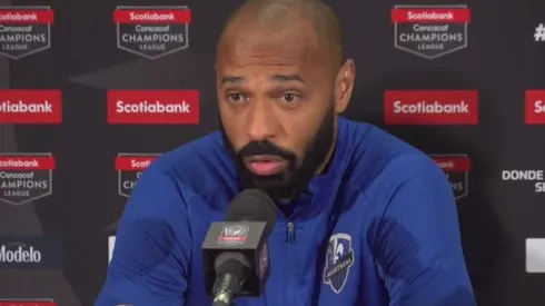 Thierry Henry durante la conferencia del lunes.