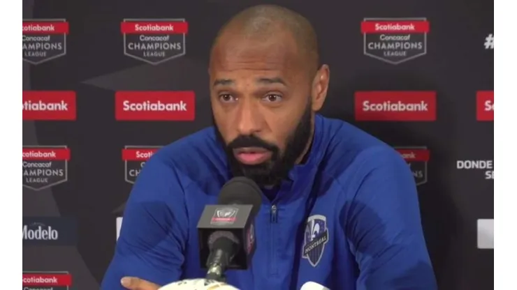 Thierry Henry durante la conferencia del lunes.
