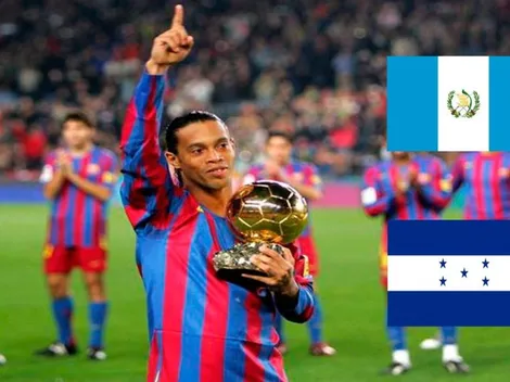 Las cuatro camisetas que Ronaldinho vistió de equipos centroamericanos