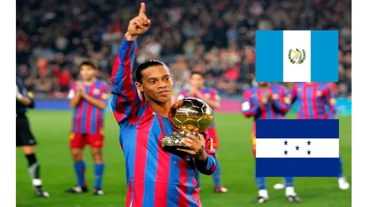 Ronaldinho vistió las camisetas de cuatro clubes de Centroamérica