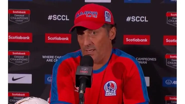 Pedro Trolgio, entrenador del Olimpia de Honduras