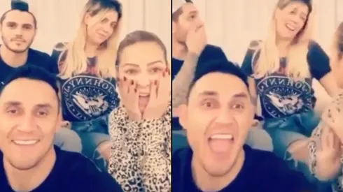 Hilarante: el TikTok descontrolado de Keylor, Andrea Salas, Icardi, y Wanda