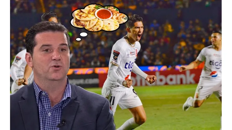Andres Agulla siguió el partido del Alianza y hasta se acordó de las pupusas