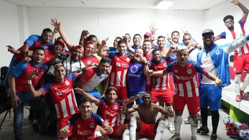 Olimpia festeja su triunfo ante el Marathón