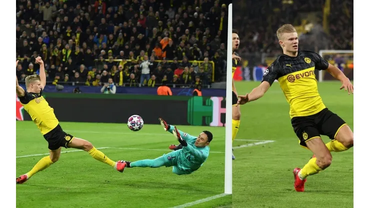Erling Haland le amarga la noche de Champions a Keylor Navas