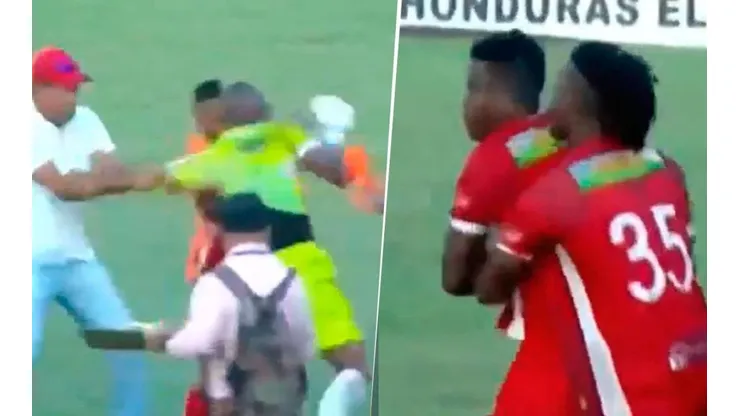 William Robledo y Robbie Matute casi se van a los golpes.