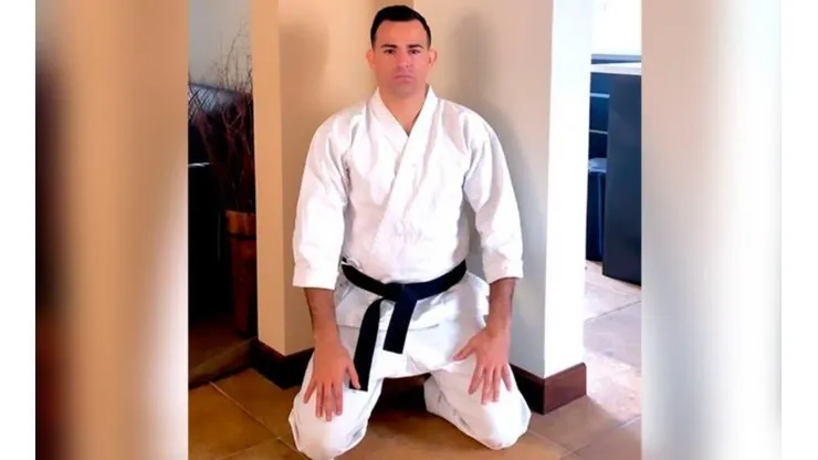 Marco Pappa portando un karategi