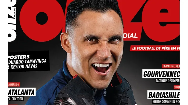 Keylor Navas fue portada de revista en Francia