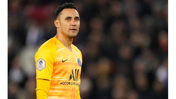 Keylor Navas recibió dos goles en el partido de este domingo ante el Lyon