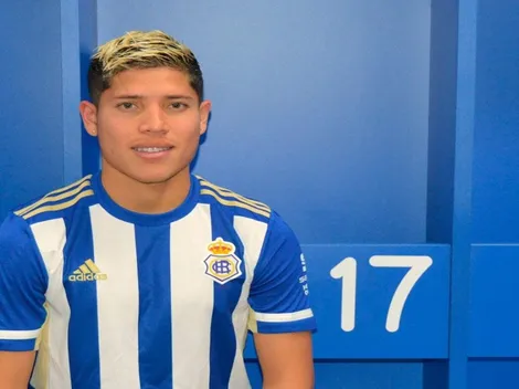 Cristian Martínez fue presentado oficialmente en el Huelva de España