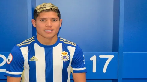 Cristian Martínez fue presentado oficialmente en el Huelva de España