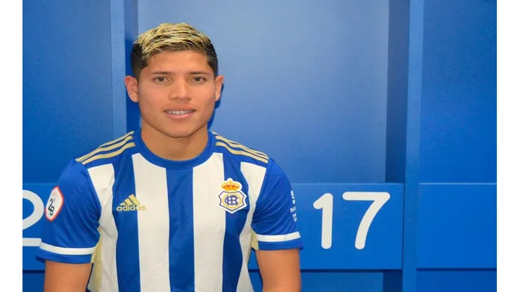 Cristian Martínez fue presentado oficialmente en el Huelva de España