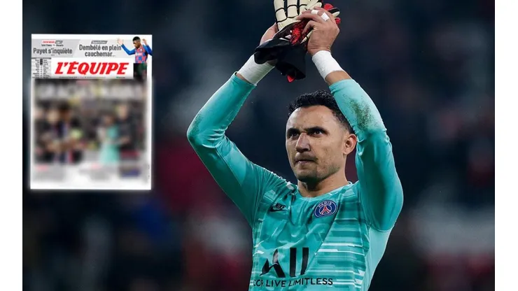 Keylor Navas fue tapa del diario L'Equipe