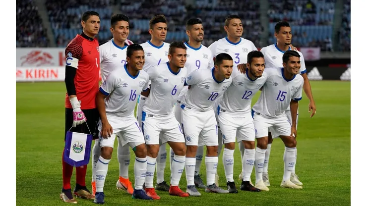 El Salvador en un amistoso ante Japón