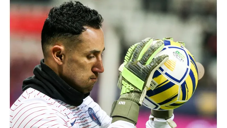 Keylor Navas ante el Montpellier